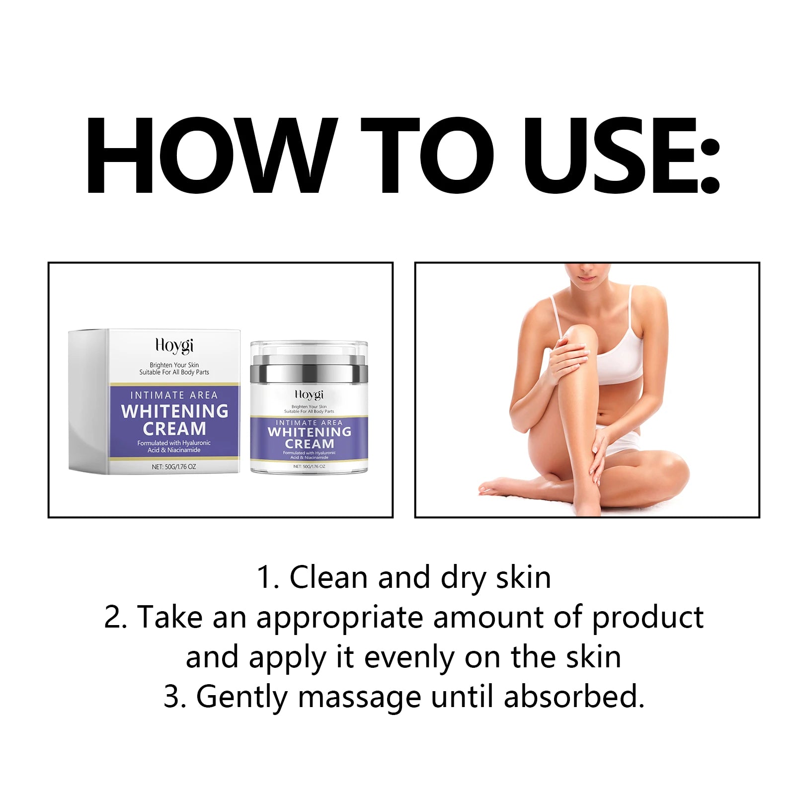 50g Black Spot Whitening Correction Cream, Reduce Fine Lines Anti-Aging, Remove Body Black Spots