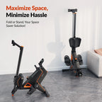 UTRYUP Magnetic Rowing Machines R05 Water Rower R10, 16 Levels Quiet Resistance, Foldable Compact Rowing Machine, Home Gym Fitness