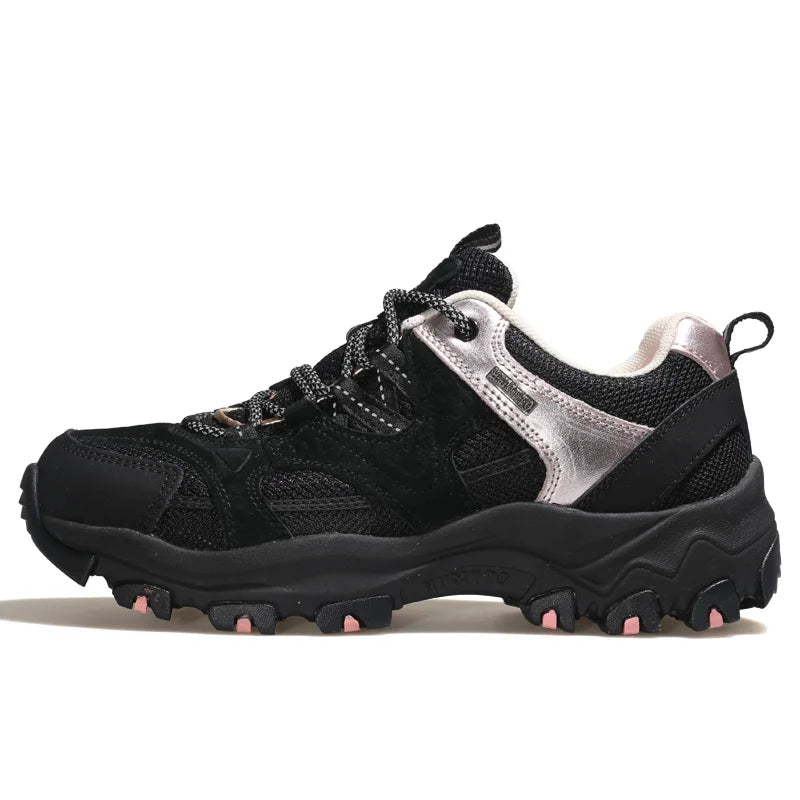 HUMTTO Women Hiking Shoes,  Spring Outdoor Sports, Climbing Shoes, Walking shoes, Warm men Trekking Sneakers , Ankle Boots Breathable