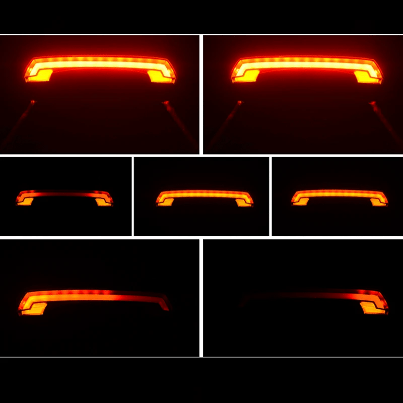 ROCKBROS Bike Tail Light, USB Rechargeable, Wireless, Waterproof, MTB Safety Intelligent Remote Control, Turn Sign Bicycle Light Lamp