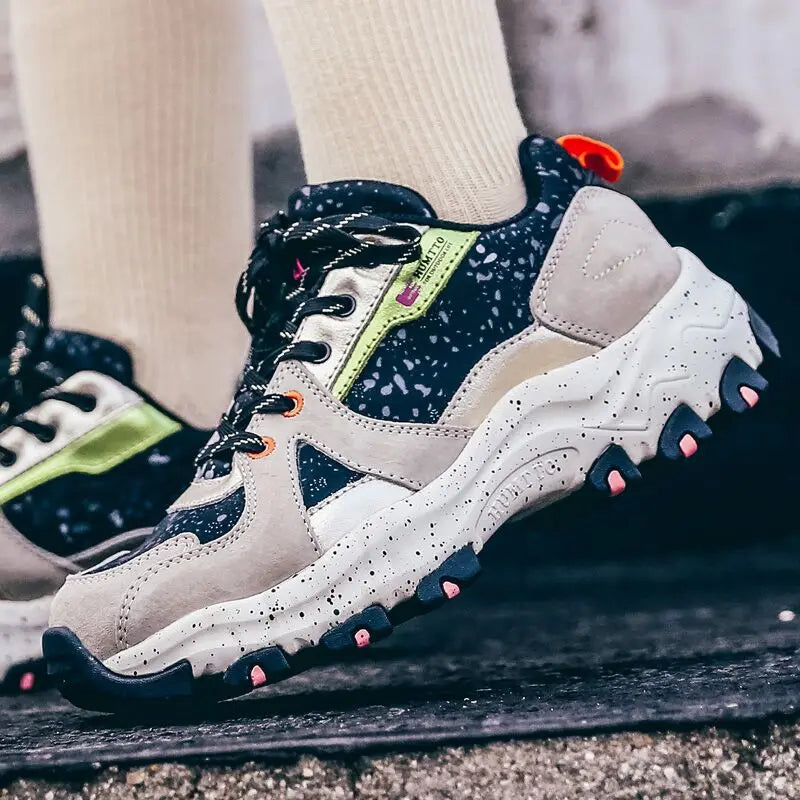 HUMTTO Women Hiking Shoes,  Spring Outdoor Sports, Climbing Shoes, Walking shoes, Warm men Trekking Sneakers , Ankle Boots Breathable