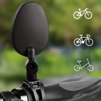 1/2PC Bike Mirror, 360 Degree Wide Adjustable Rotatable Handlebar Mirror, Cycling Rear View Mirror Accessories