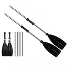 Aluminum Alloy Kayak Paddles, Thicken Anti-twist Design, Canoe Oars, Durable Portable Fishing Boat, Pulp Boating Accessories