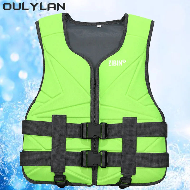 Oulylan Vest Life Jacket, Water Sports, Kayaking, Surf Drifting, Boating,  Adult/Children, Life Jacket, Neoprene Safety Vest Rescue Boats