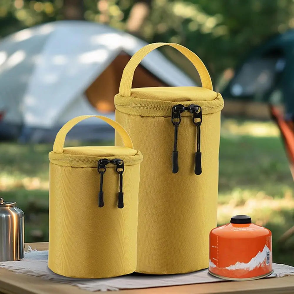 Camping G5 flat gas tank storage bag, Barrel-shaped gas lantern storage bag, Propane Tank Storage, Coalgas Cylinder Protector Bag