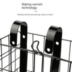 Mountain Bike Folding Hanging Basket, Bicycle Front or Rear Bold Side Trailer Basket