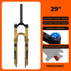 BOLANY Bike Air Fork 27.5/29inch 120mm Travel Oil Air Suspension Lightweight Magnesium Alloy Quick Release Bicycle Fork