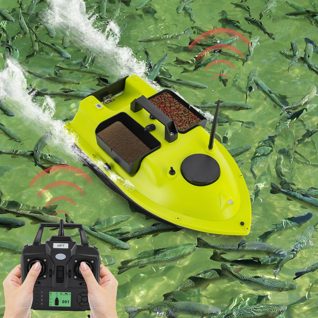 Rechargeable GPS Fishing Bait Boat with 2 Batteries, 16 Positioning Points, 2kg Load Bait Boat