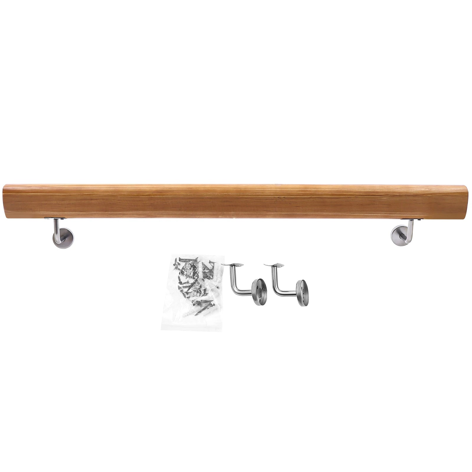 Handrail For Stairs Hand Railings For Decking Ergonomic Stair Wooden Handrail For Home Balcony Decking Doorway Indoors And