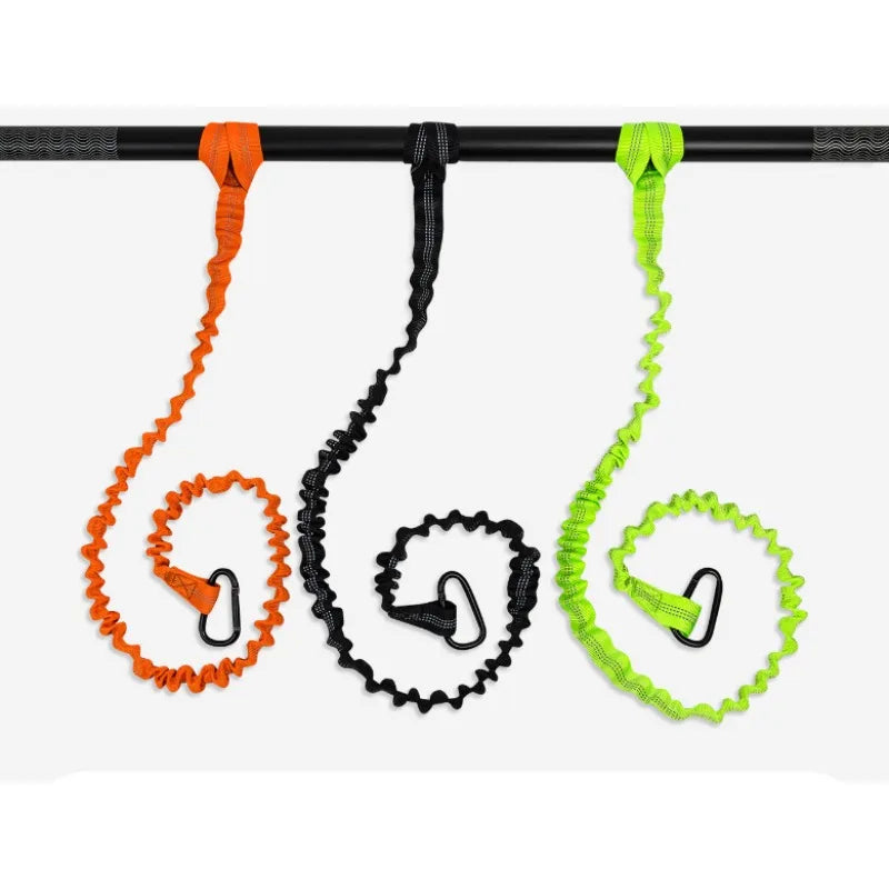 1pc 100cm Kayak Paddle Anti Drop Elastic Rope, Reflect Light, Fixed Slurry, Inflatable Boat, surfboard, Fishing Buckle, Traction Parts