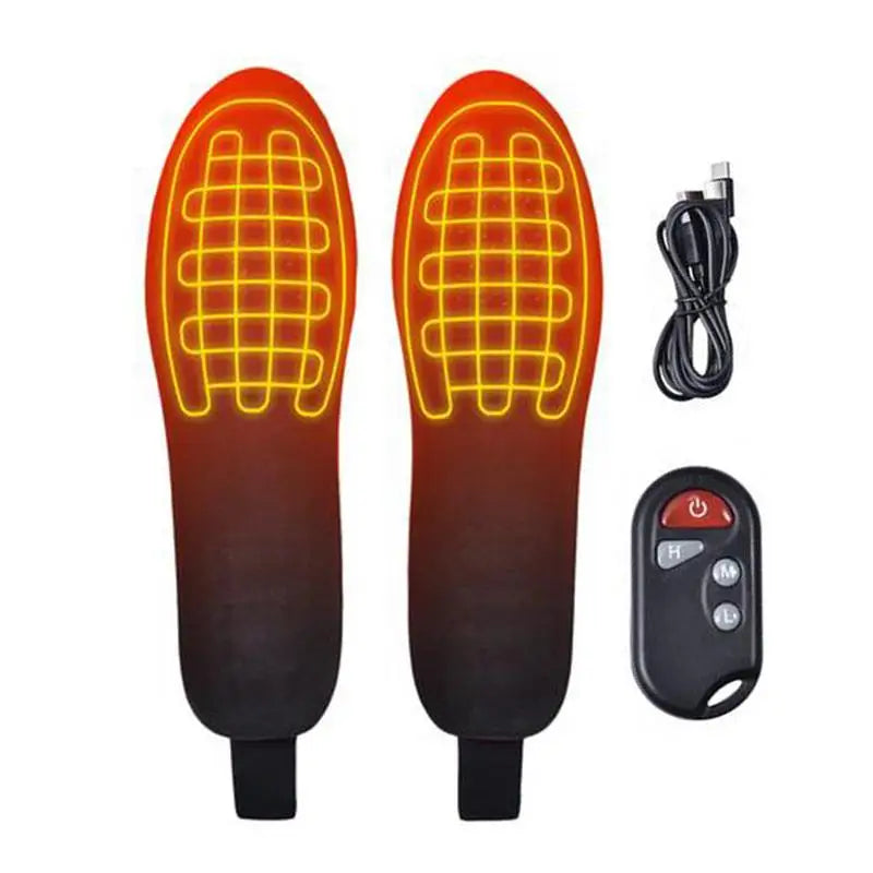 Heated Insoles Battery Rechargeable with Remote Control