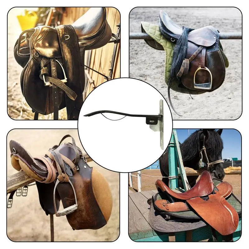 Portable Saddle Rack, Folding Stand For Horse Saddle, Pad & Blanket, Rack For Horse Tack Room Organization And Storage