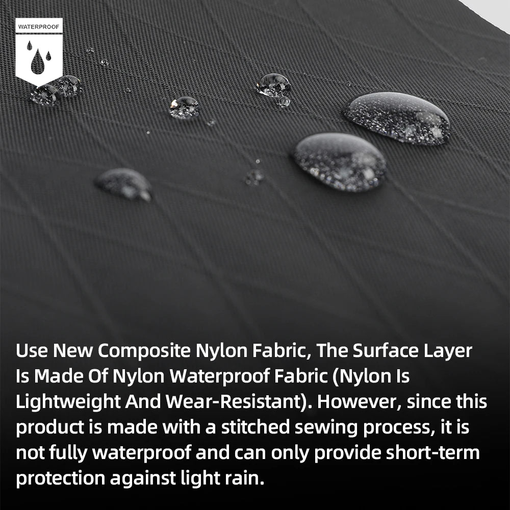 Rhinowalk Bicycle Top Tube Bag, Waterproof 2.1L, Bike Front Frame Bag, Bikepacking Travel Luggage Bike Accessories For MTB Gravel