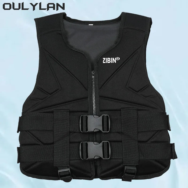 Oulylan Vest Life Jacket, Water Sports, Kayaking, Surf Drifting, Boating,  Adult/Children, Life Jacket, Neoprene Safety Vest Rescue Boats