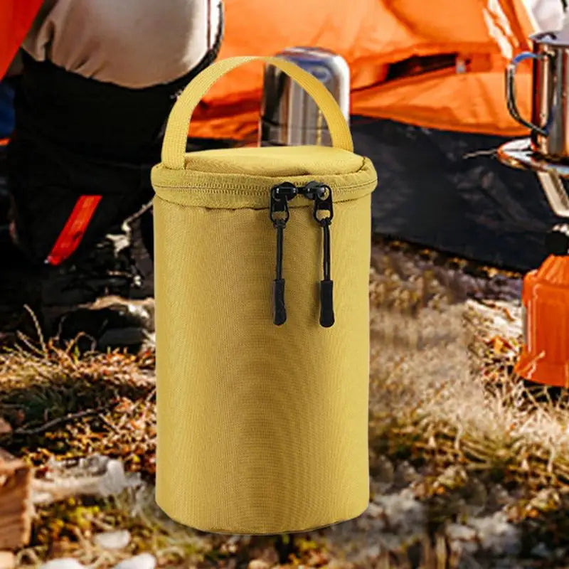 Camping G5 flat gas tank storage bag, Barrel-shaped gas lantern storage bag, Propane Tank Storage, Coalgas Cylinder Protector Bag