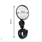1/2PC Bike Mirror, 360 Degree Wide Adjustable Rotatable Handlebar Mirror, Cycling Rear View Mirror Accessories