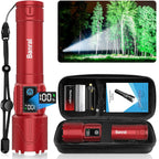 Rechargeable Flashlights High Lumens - Super Bright LED Tactical Flash Light, Powerful Waterproof Handheld USB C Flashlight for