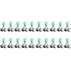 20-1PCS Fish Bite Alarm, Twin Spiral Bells Fishing Indicator Bait Alarm, Outdoor Night Fishing Alarm Bell Fishing Equipment