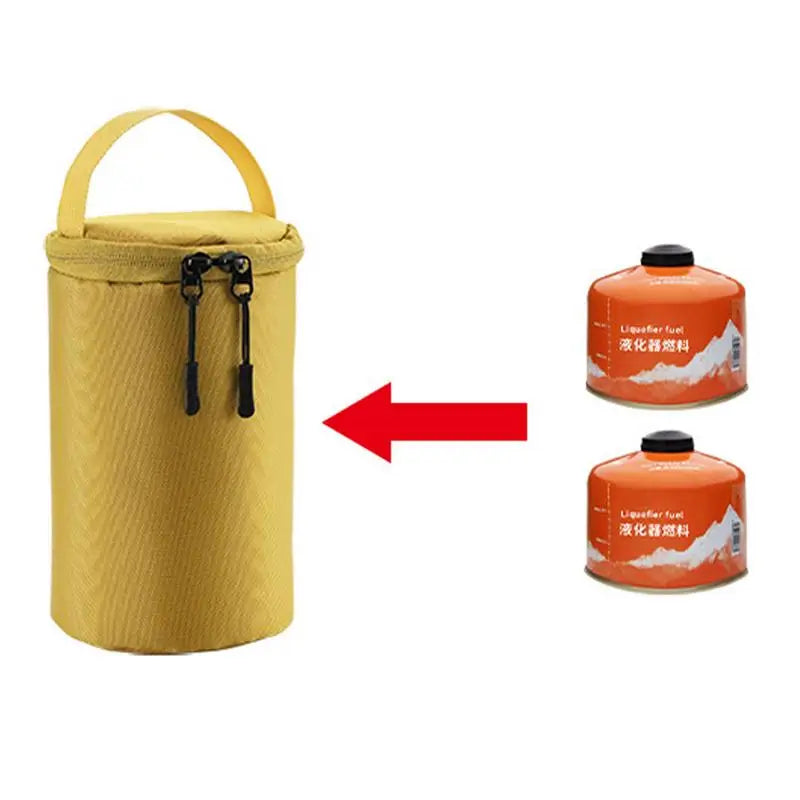 Camping G5 flat gas tank storage bag, Barrel-shaped gas lantern storage bag, Propane Tank Storage, Coalgas Cylinder Protector Bag