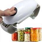 Electric Can Opener easy to open cans and bottles Battery Operated Tin Opener One Touch for All Kinds of Jars Bottles
