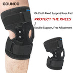 Adjustable Hinged Knee Brace Support Wrap for Meniscus Tear
