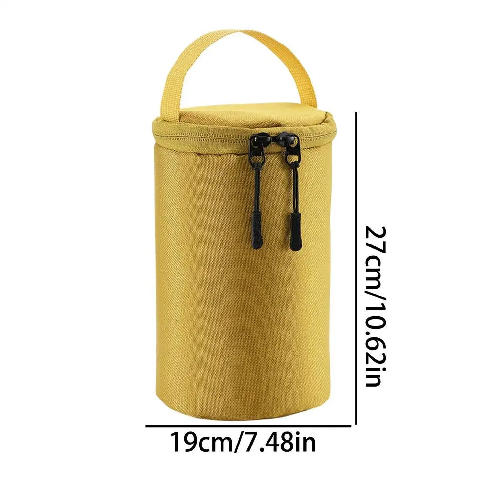 Camping G5 flat gas tank storage bag, Barrel-shaped gas lantern storage bag, Propane Tank Storage, Coalgas Cylinder Protector Bag