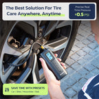 Woowind AP2-P Tire Inflator, 150PSI Portable Air Compressor, Air Pump for Car Tires, & Bikes, Quick Inflation