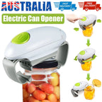 Electric Can Opener easy to open cans and bottles Battery Operated Tin Opener One Touch for All Kinds of Jars Bottles