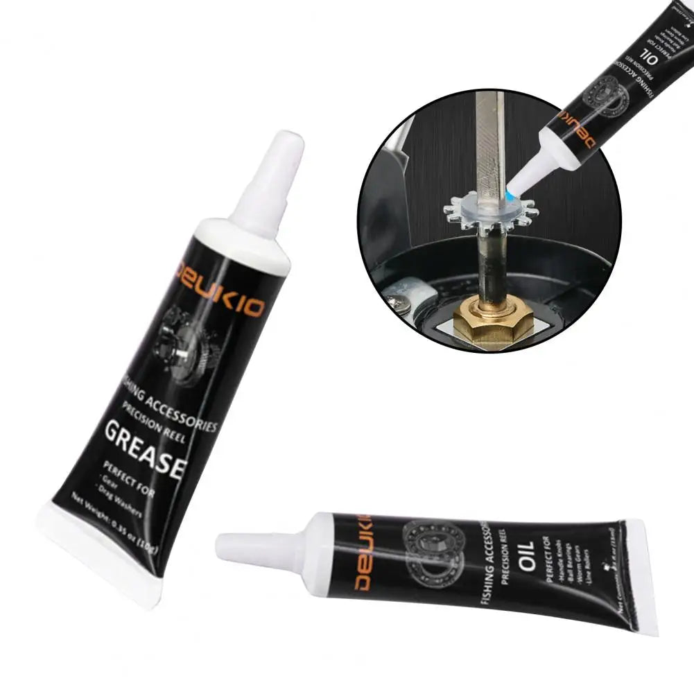 1 Set Universal Real Grease Lubricant, Bearing Maintenance Rust Fishing Reel Oil/ Grease