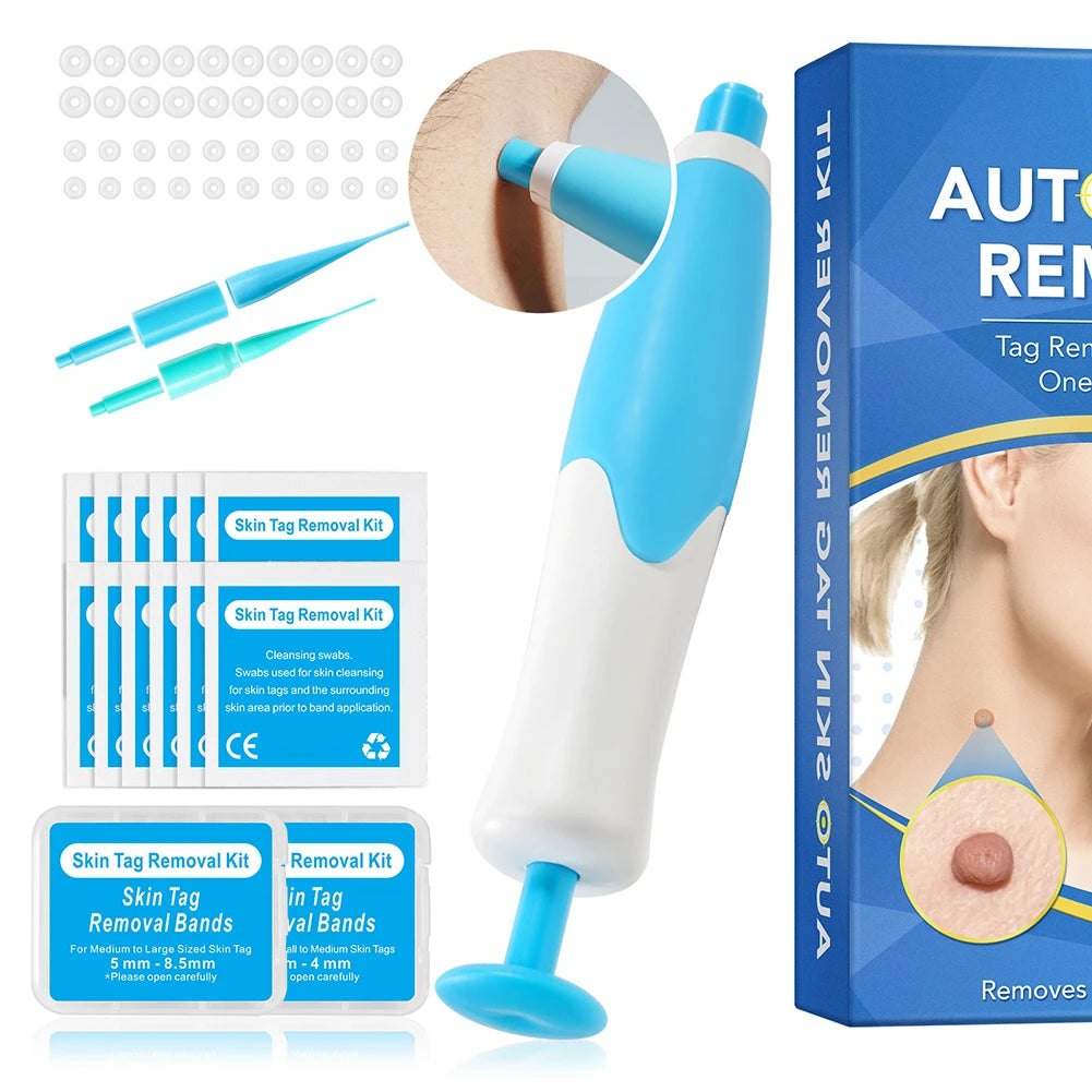 2 IN 1 Auto Micro Skin Tag Remover, micro & regular Skin Tag Removal Kit, Adult Mole Wart Remover, Face Care Beauty Tools