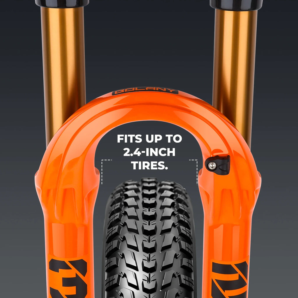 BOLANY Bike Air Fork 27.5/29inch 120mm Travel Oil Air Suspension Lightweight Magnesium Alloy Quick Release Bicycle Fork