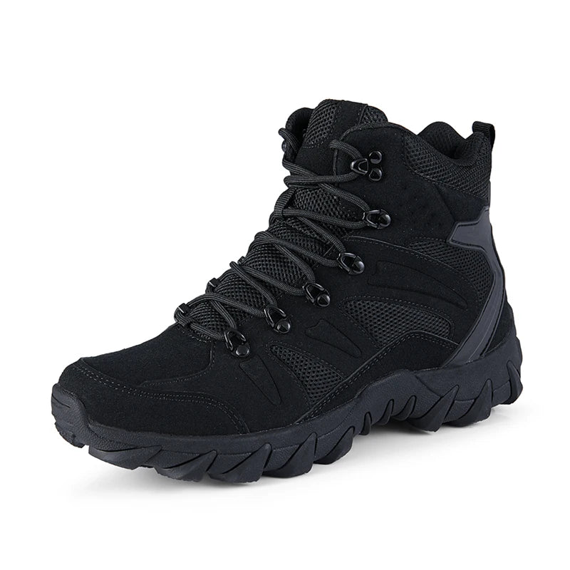 Upgraded Tactics Combat Training Boots Male Outdoors Camping Anti-wear Rapid Response Hiking Shoes Fishing Hunting Sneakers Men