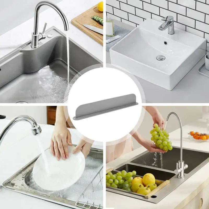 Silicone Sink Baffle Splash Guard /Protector, Reusable, Protect Clothes From Water Splashing,  Baffle For  Dish Sink washing