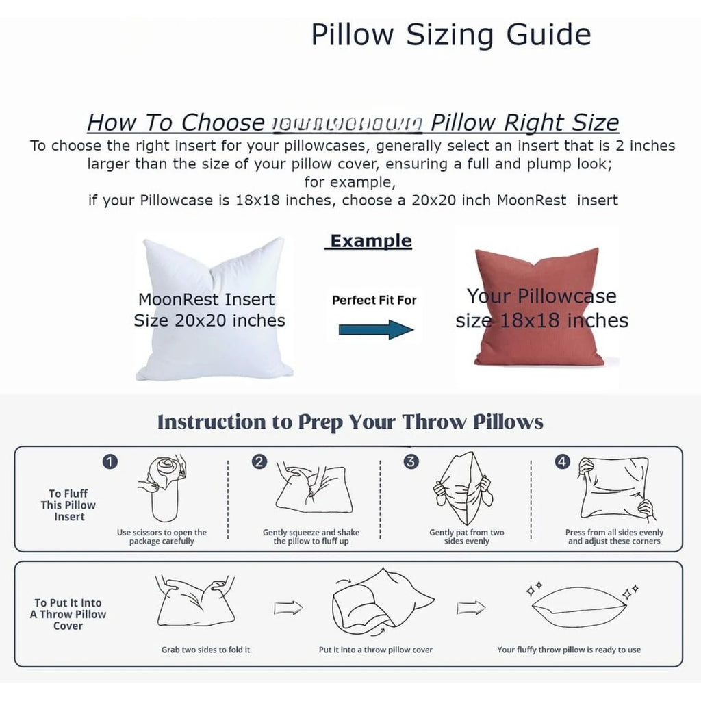 16x38 Inch Synthetic Down Alternative Rectangle Pillow Insert Form Stuffer for Sofa Shams, Decorative Throw Pillow, Cushion