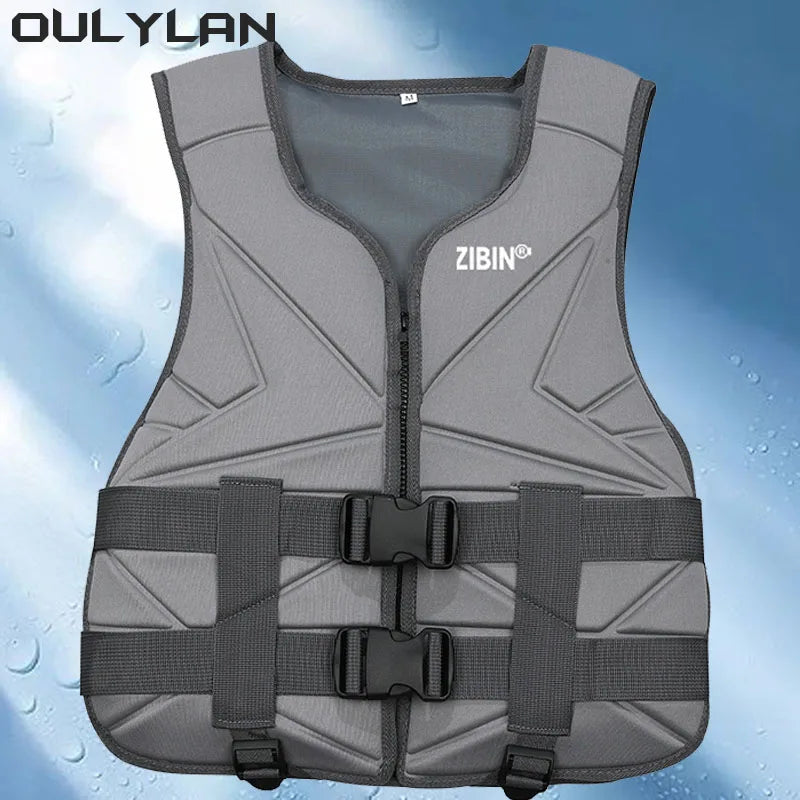 Oulylan Vest Life Jacket, Water Sports, Kayaking, Surf Drifting, Boating,  Adult/Children, Life Jacket, Neoprene Safety Vest Rescue Boats