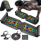 Push-up Board Set, Portable Multifunctional Push-up Bar, Foldable Fitness Equipment For Chest Abdomen Arms/Back Training