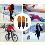 Heated Insoles Battery Rechargeable with Remote Control