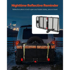 2" receiver Hitch Cargo Carrier,  500# load, Folding  Cargo Carrier