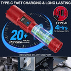 Rechargeable Flashlights High Lumens - Super Bright LED Tactical Flash Light, Powerful Waterproof Handheld USB C Flashlight for