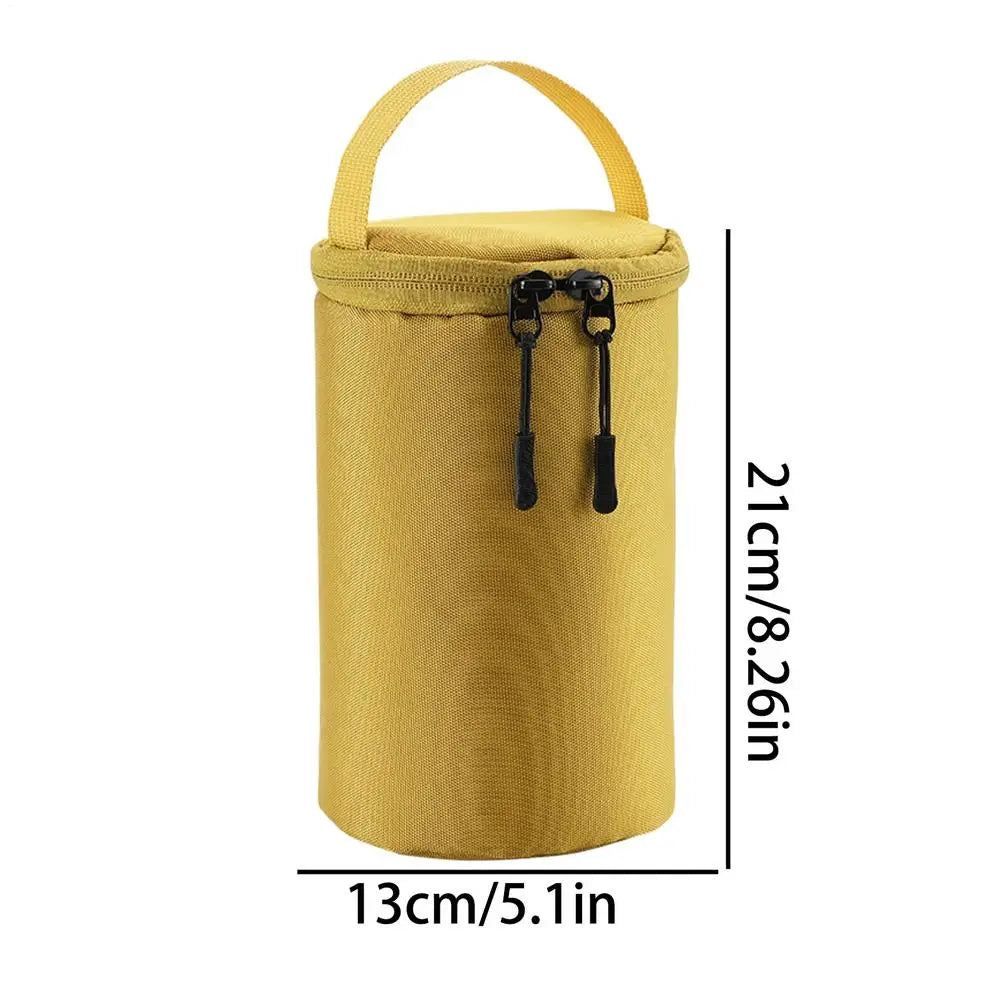 Camping G5 flat gas tank storage bag, Barrel-shaped gas lantern storage bag, Propane Tank Storage, Coalgas Cylinder Protector Bag