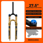 BOLANY Bike Air Fork 27.5/29inch 120mm Travel Oil Air Suspension Lightweight Magnesium Alloy Quick Release Bicycle Fork