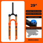 BOLANY Bike Air Fork 27.5/29inch 120mm Travel Oil Air Suspension Lightweight Magnesium Alloy Quick Release Bicycle Fork