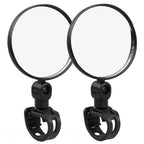1/2PC Bike Mirror, 360 Degree Wide Adjustable Rotatable Handlebar Mirror, Cycling Rear View Mirror Accessories