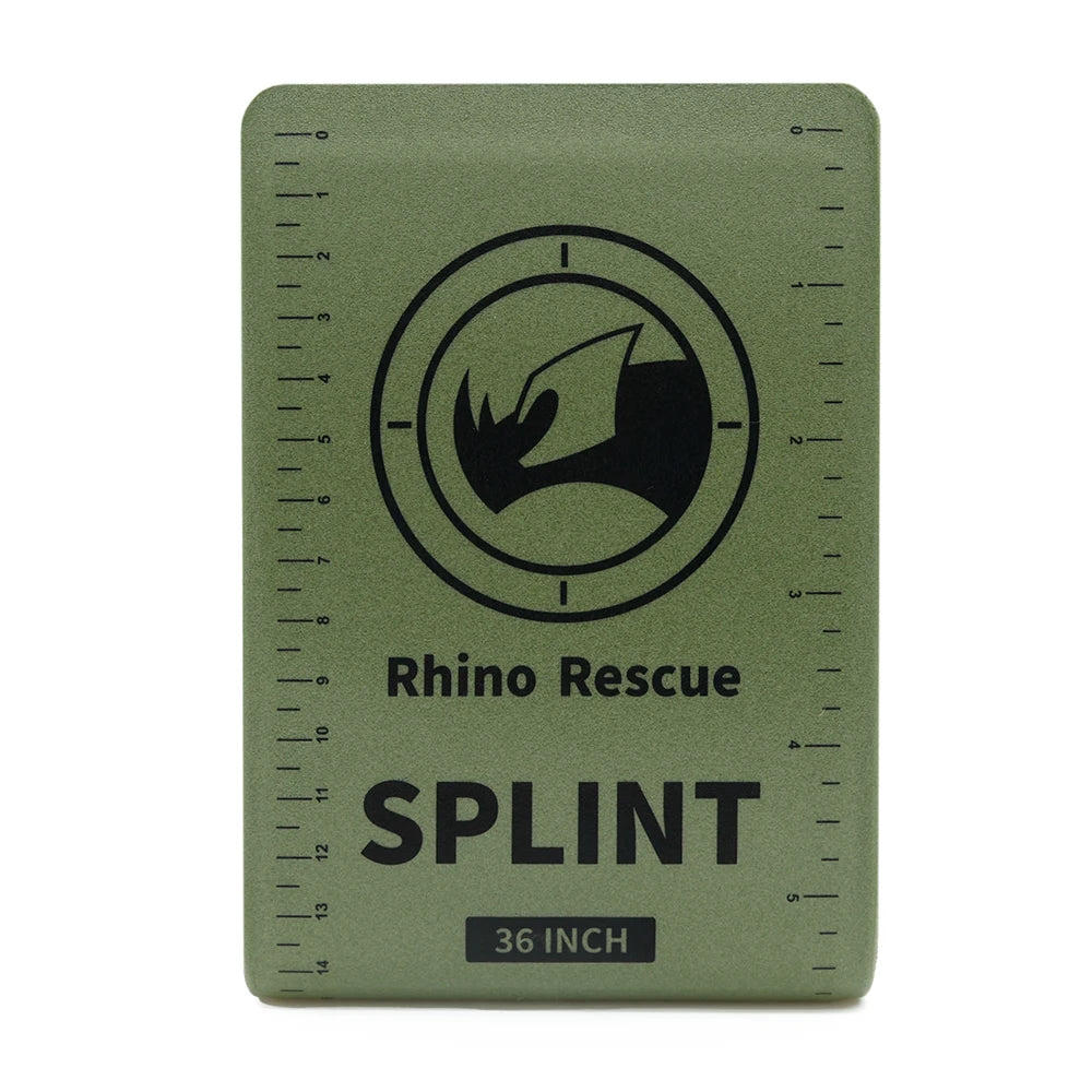 RHINO RESCUE 18/36 Inch Splint - Lightweight Reusable Combat Splint, First Aid Medical Splint For Bone Fracture Treatment