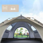 Outdoor Sunshade shelter Camping Tent, Self-driving, Travel Reactive Camping tent, Two doors and two windows