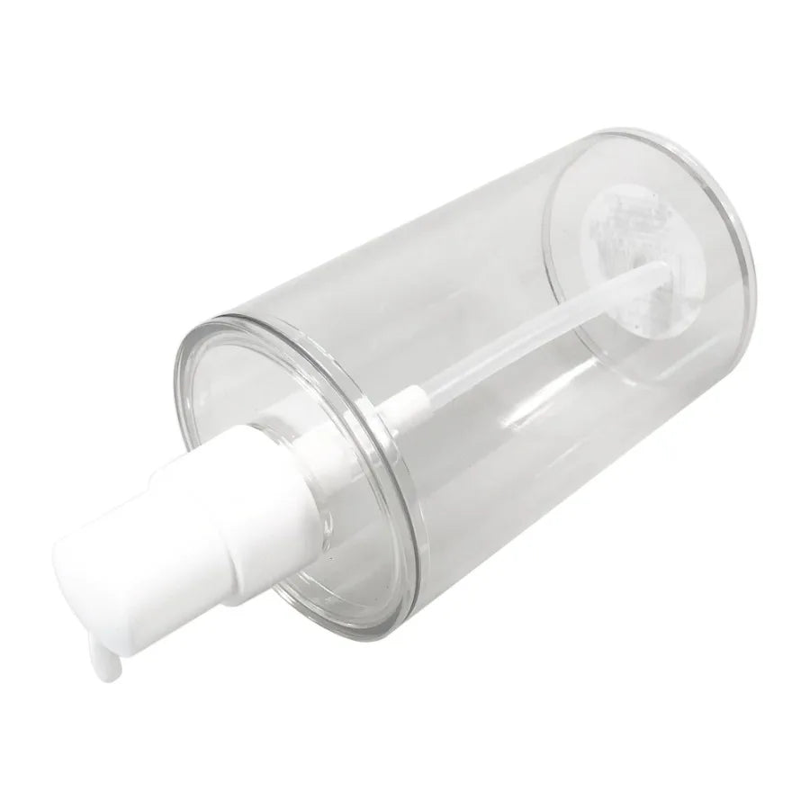 3 pack Clear Plastic Liquid Soap Pump Dispenser 12oz Capacity