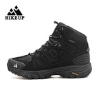 HIKEUP High-Top Men Hiking Boot, Winter Outdoor Shoes, Lace-Up Non-slip Sports Casual Trekking Boots, Man Suede Warm Shoes