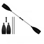 Aluminum Alloy Kayak Paddles, Thicken Anti-twist Design, Canoe Oars, Durable Portable Fishing Boat, Pulp Boating Accessories