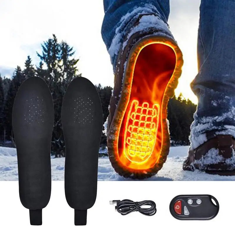 Heated Insoles Battery Rechargeable with Remote Control