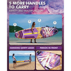 Myboat WETARE Waterproof Inflatable Paddle Board, 11'6''x35''x6''Adult Standing Style, Aquatic With Accessories Outdoor Game